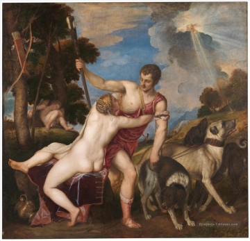  tiziano - Vénus et Adonis 1553 Nu Tiziano Titien